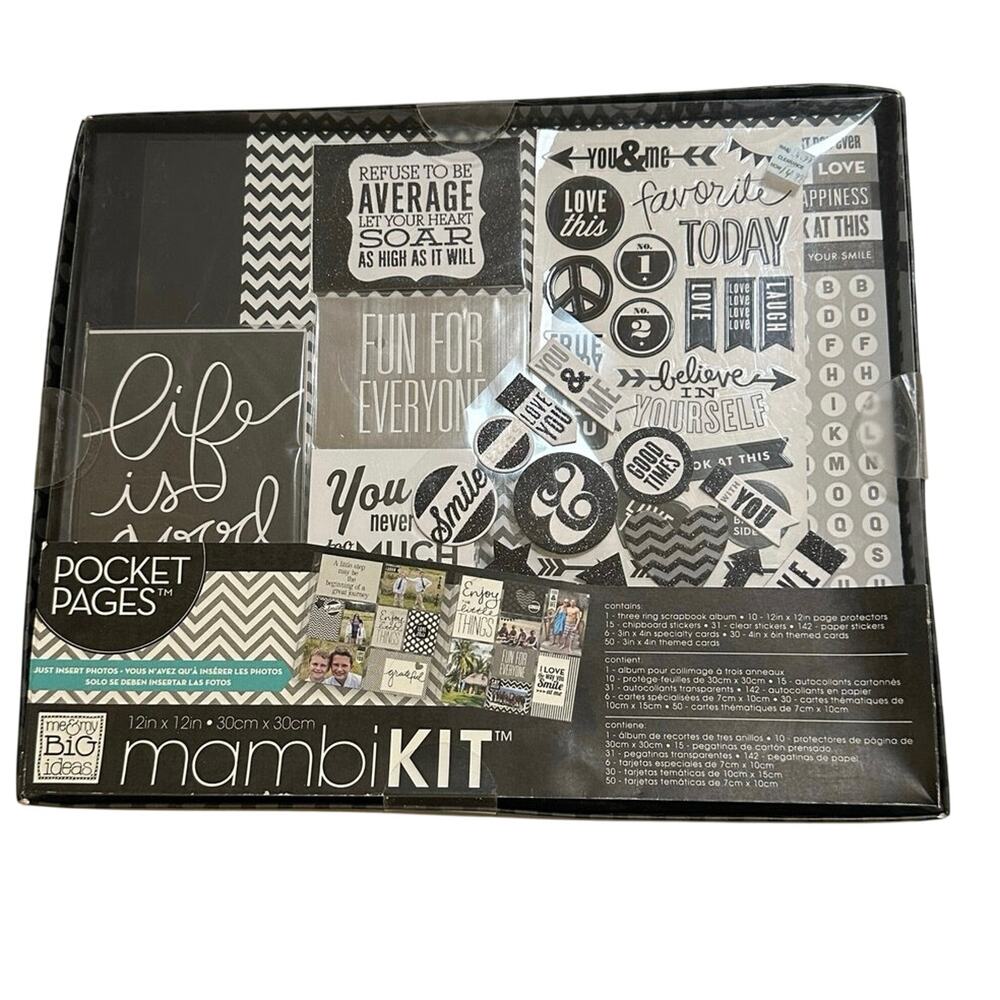 Me & My Big Ideas mambiKit Pocket Pages for Scrapbooking